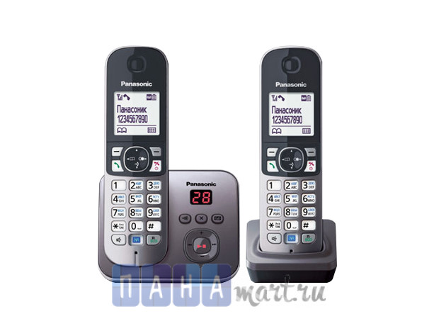 Panasonic KX-TG6822RUM (Беспроводной телефон DECT)